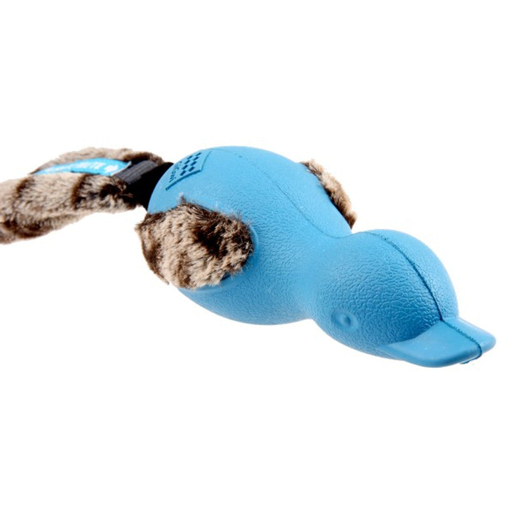 GiGwi Duck Push To Mute with Plush Tail Dog Toy