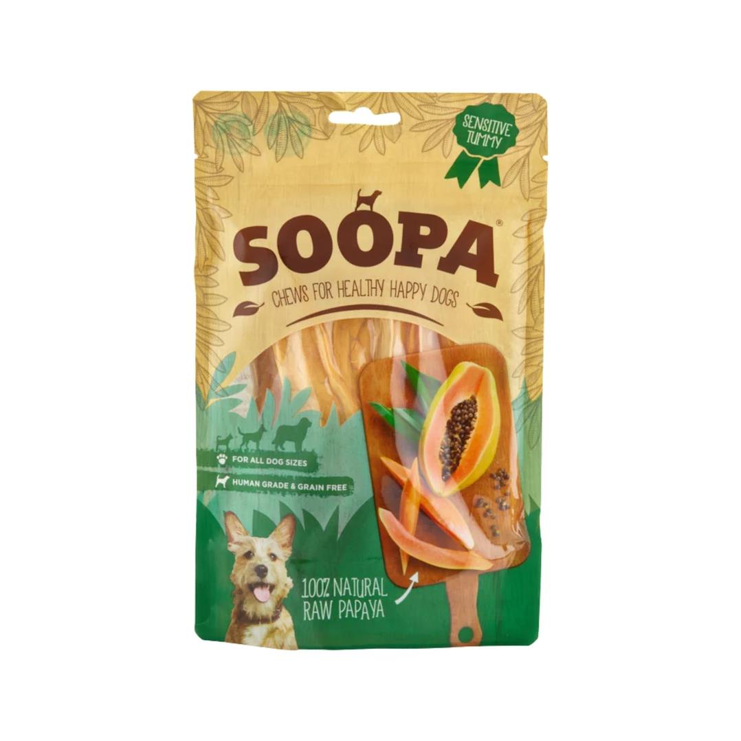 Papaya Chews Natural Dog Treats 100g