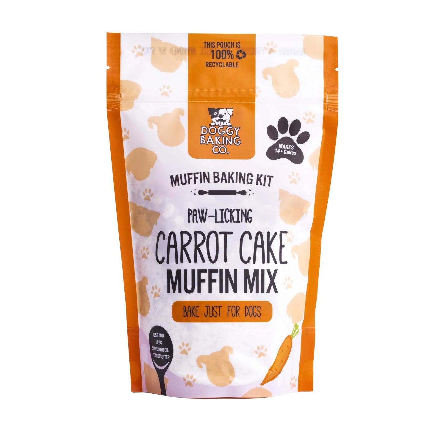 Muffin Baking Kit Carrot Cake Mix 250g Pouch