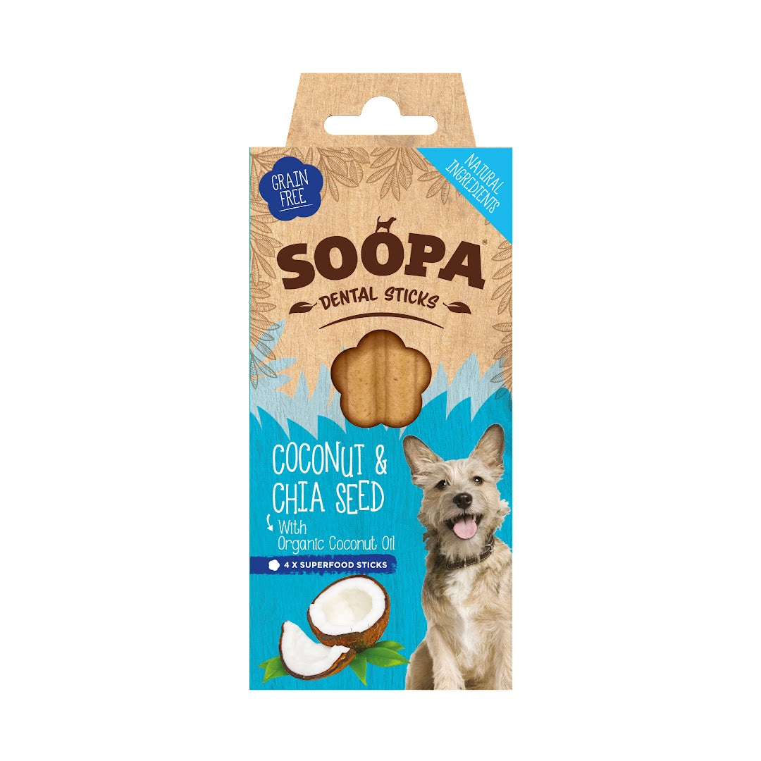 Coconut & Chia Seed Dental Sticks 100g